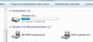 Laufwerk ausblenden Laufwerk Y: im Explorer ausgeblendet